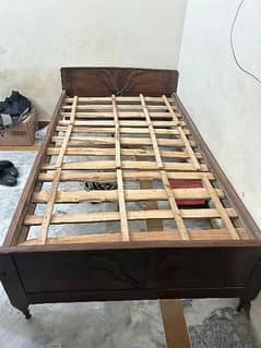 Wooden Single Bed 0