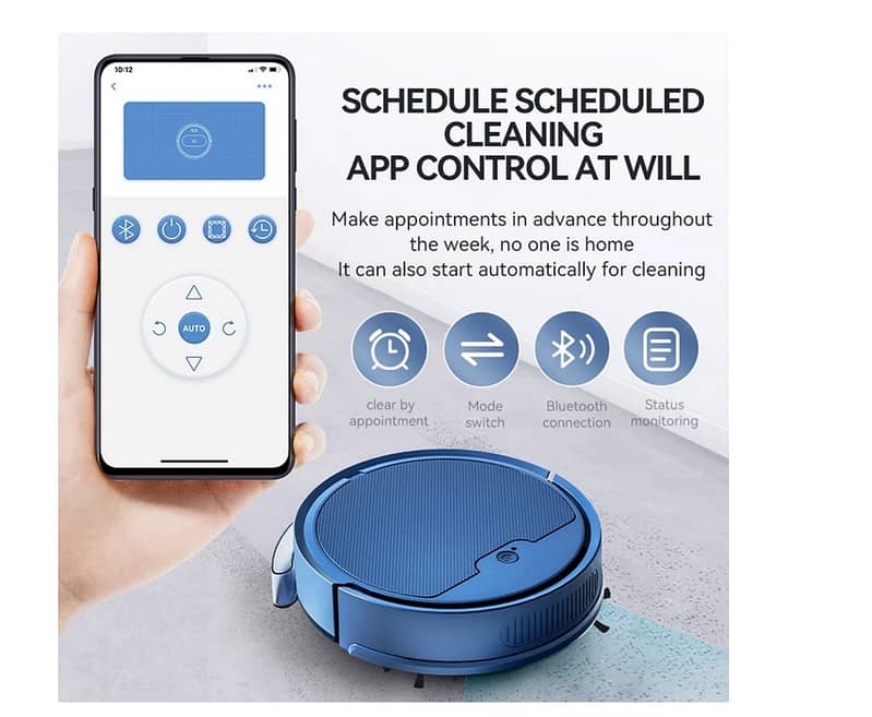 3in1 Smart App Robot Vacuum Cleaner Mopping Machine Automatic Sweeping 1