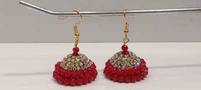 Hyderabadi Design Gold-plated jhumka