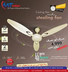 Discount's Limited Time Offer Best Price In Karachi, 30-Watts Fan