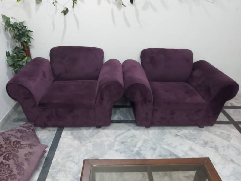 Sofa Set With Curtains 1