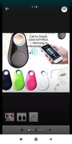 Smart sports Bluetooth Anti Lost Alarm Tag Wireless Child Bag Wa 10