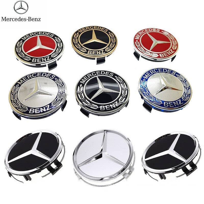 Mercedes-Benz Wheel Center Rim Caps Car Tire Hub Cap C200 c180 E200 13