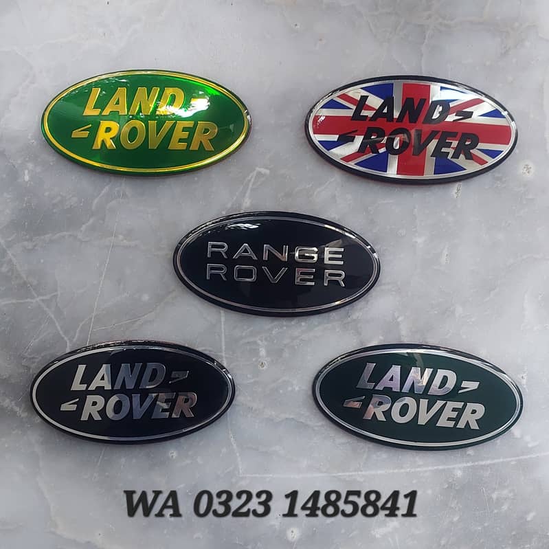 Front Grill Emblem Logo Mono Badge Sticker Range Land Rover Discovery 0