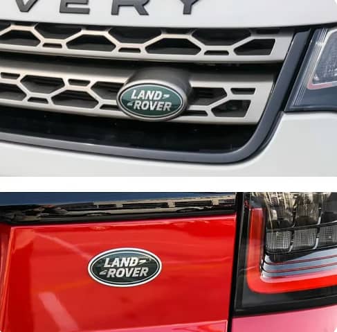 Front Grill Emblem Logo Mono Badge Sticker Range Land Rover Discovery 9