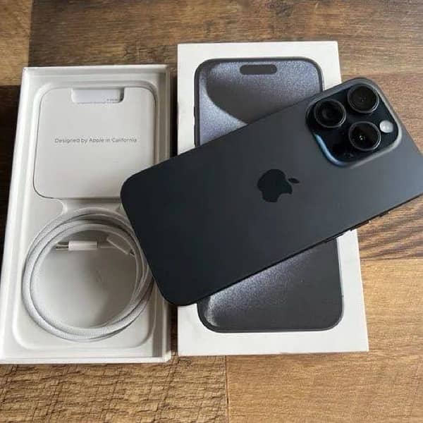 iphone 15 pro max black 256 GB 0