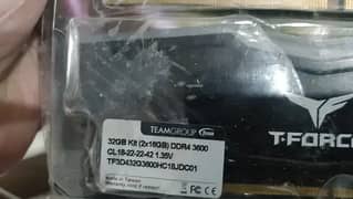 TForce Delta 3600mhz Memory Ram stick 32 GB (16 GB x2)