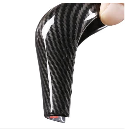 Carbon Fiber Gear Shift Knob Cover C63 W204 W212 A C E G GLS Class 4