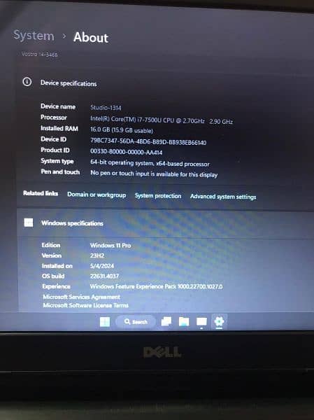 Dell vostro'14 i7 7th generation laptop exchange possible with PC 2