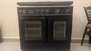 cooking range with 5 burners