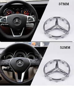 Steering Wheel Center Logo Emblem Mercedes W211 W221 W212 W204 W203 C