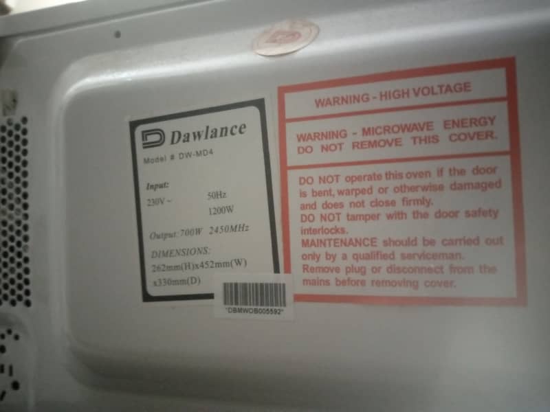 Dawlance microwave 4