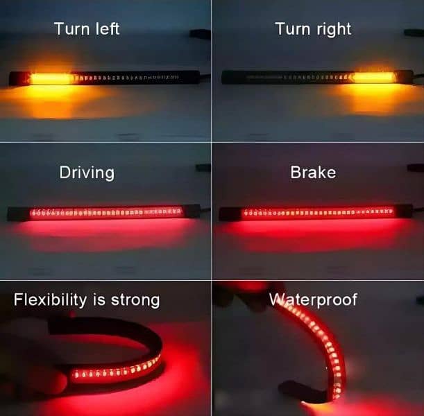 48 LED Motorcycle Back Strip 1