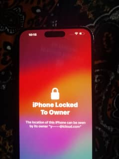 iphone 15 plus icloud locked to owner