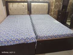 2 single bed