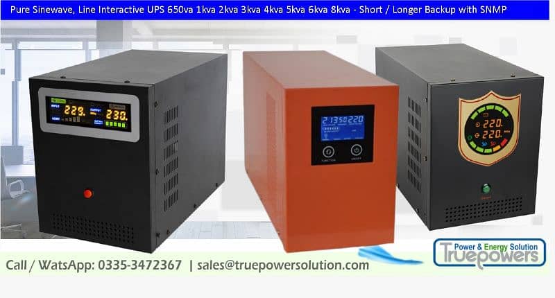 UPS 1KVA 2KVA 3KVA 4kva 5kva 6kva Longer / Shorter Backup time 7