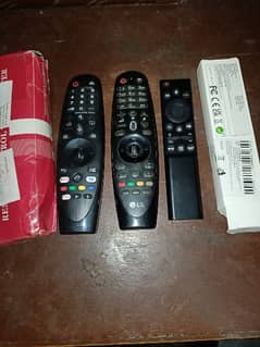 LG, Samsung voice magic QLED OLED TV remote