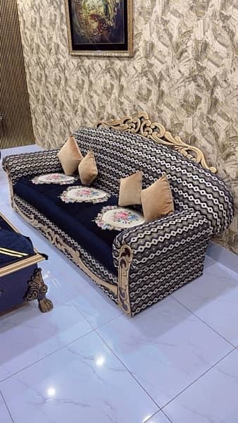 Wooden Taj Sofa Set 4