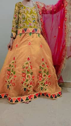 mehndi dress