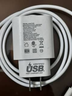 LG Super Fast Charger 25 watts Type c to cc100% Original