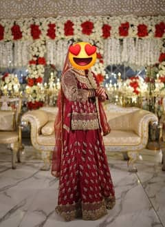 Brand New Bridal lehga only in 45000