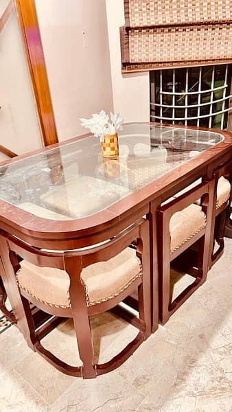 dinning table for sale in sheesham wood 0