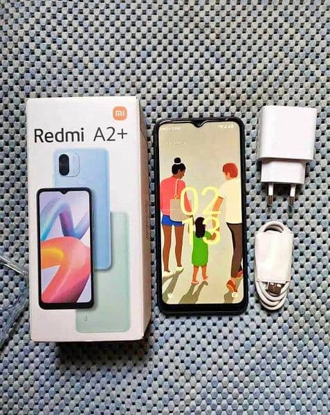 Redmi A2+ Black 3GB RAM 64GB ROM 1