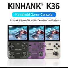 KINHANK K36 Retro Handheld  64GB with 16000+ Games, (Price final hain)