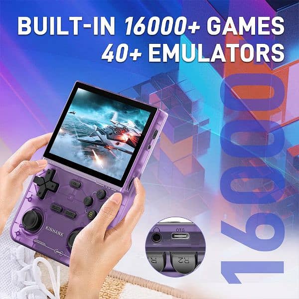 KINHANK K36 Retro Handheld  64GB with 16000+ Games, (Price final hain) 6