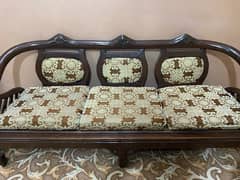 5 seater wooden sofa set