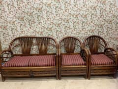 wooden sofas set 0