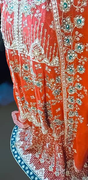 wedding dress/bridal dress/red bridal lehnga/barat lehnga/Traditional 6