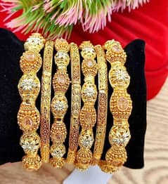 set of 7 dou style bangles