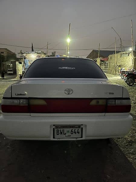 Toyota Corolla induss 1998 model fully showred rangers auction sindh n 8