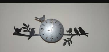 Birds design wall clocks