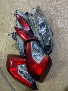 Civic 17 model Front and back light complete set 0