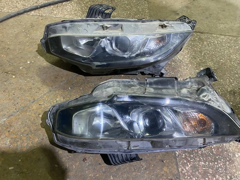 Civic 17 model Front and back light complete set 6