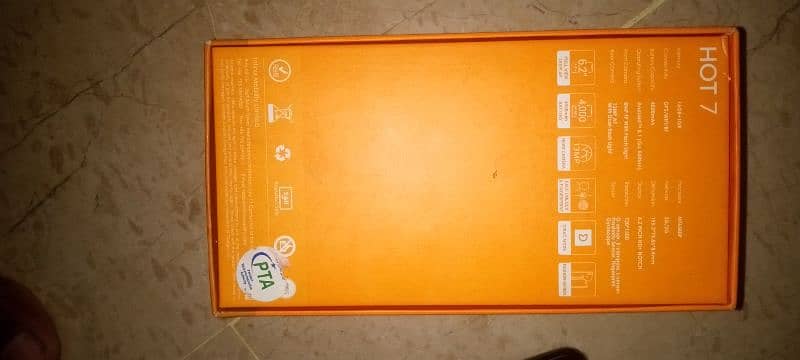 infinix hot 7 x624 new condition with box and adapter 9