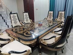 Dining Table Set 8 Chairs