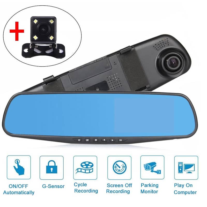 Car Dash Cam , FHD 1080P Dual Lens Car Dash cam DVR Camera Lens-01052 2