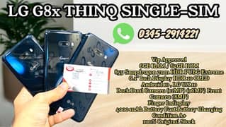 LG G8x Thinq Only Phone 855 Snapdragon Water Prof Single Sim