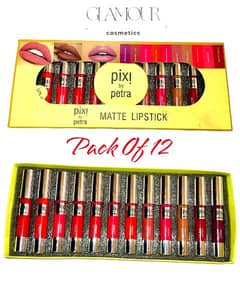 Pack Of 12 Pixi By Petra Lipgloss | Matte Lipstick |