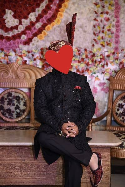 Black Sherwani 3