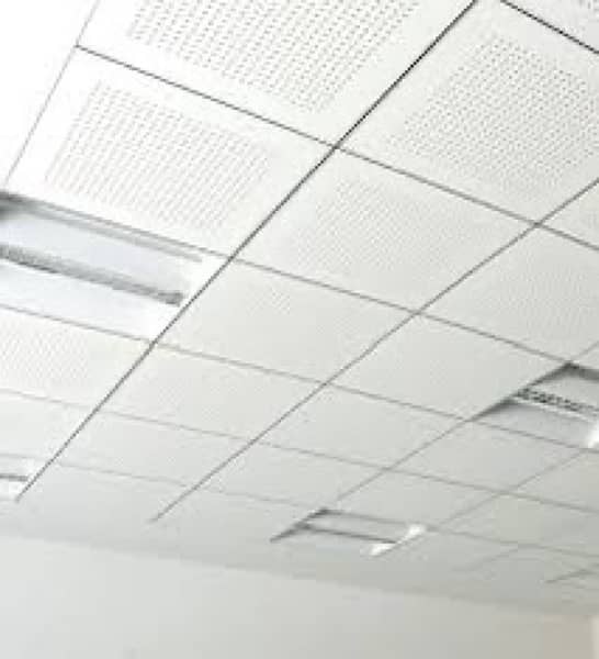 False / gypsum / Grid ceiling 2x2 good quality work at affordable rate 2