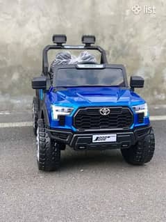 Toyota HILEX 4 x 4 Rechargeable Jeep for Kid Painted Jeep 1 - 8years