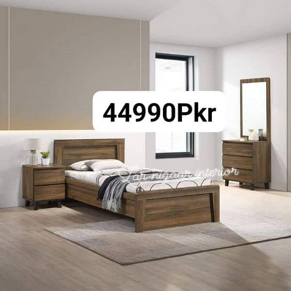 Modern Bedroom Furniture/King/Queen Size Floor Beds, Dressing, Wardrob 7