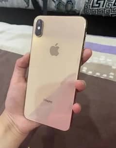 iphone XS MAX GOLD PTA ,dual Sim (physical)