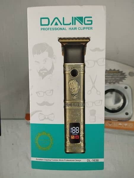 Beard & Hair Trimmer Washable , Shaver , Shaving Machine 3