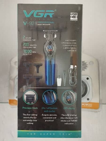 Beard & Hair Trimmer Washable , Shaver , Shaving Machine 15