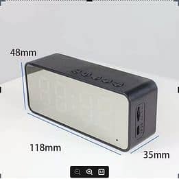 Wireless Bluetooth Speaker With FM Radio Mini Portable Card Mirror Al 5